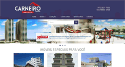 Desktop Screenshot of carneiroimoveis.imb.br